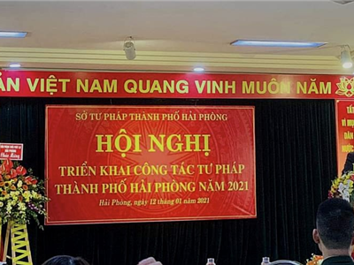 Sở Tư pháp thành phố triển khai công tác tư pháp năm 2021